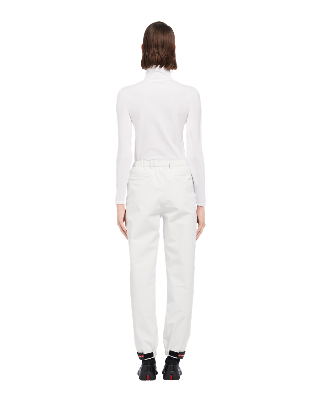 Prada Active Nylon Pants Hvite | 608-TALCFY