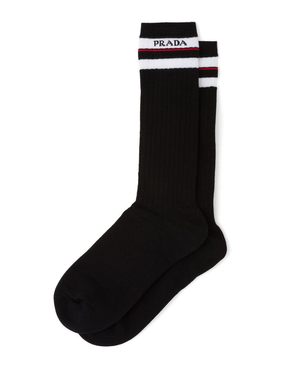 Prada Bomull Ankle Socks Svarte | AKNYHX728