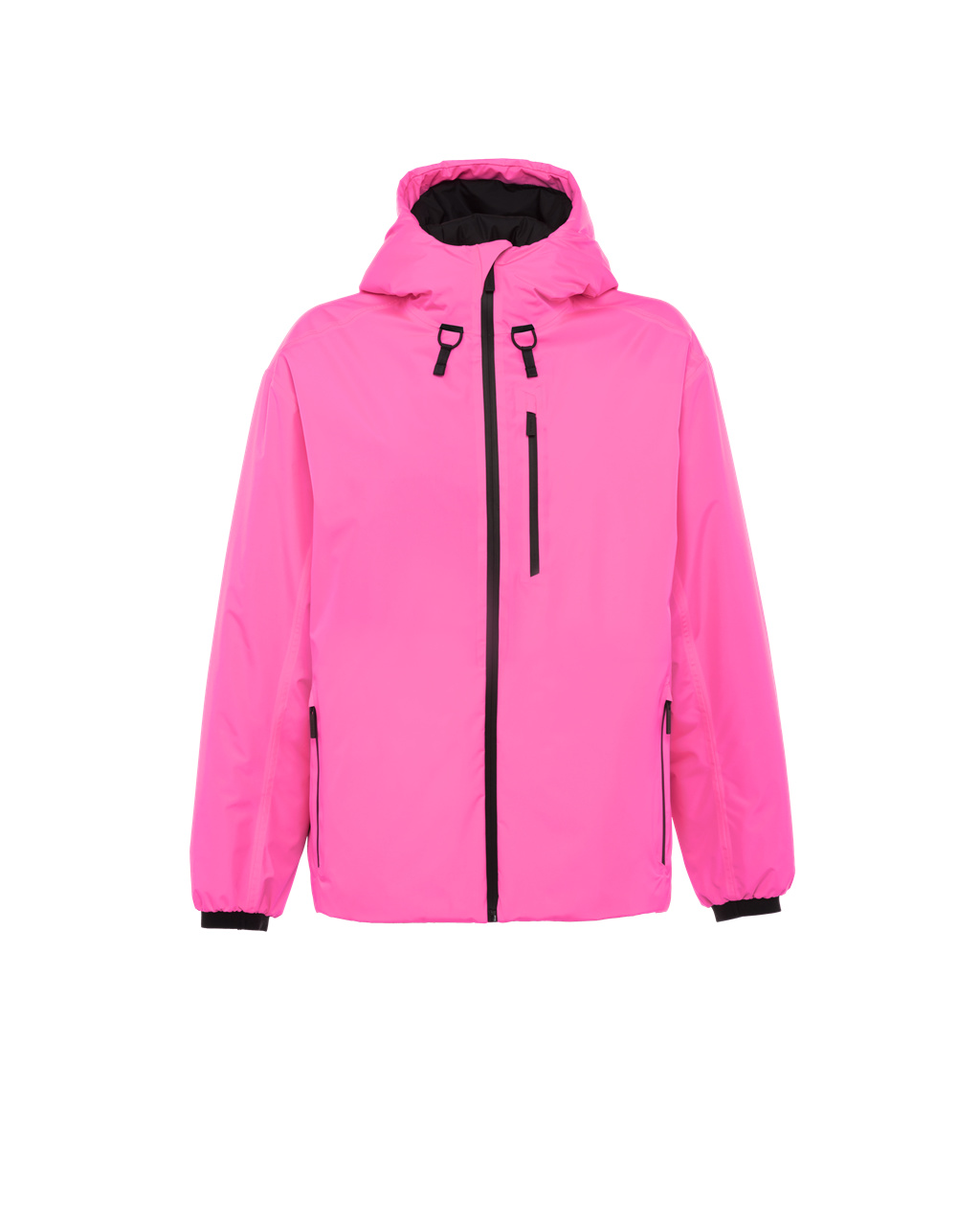 Prada Bonded Nylon Padded Jacket Rosa | 540-HPVOWG