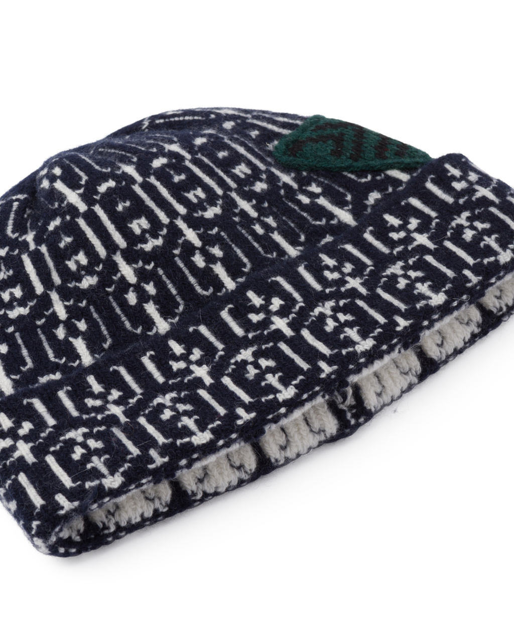 Prada Cashmere And Wool Beanie Marineblå | 352-DEOPHV