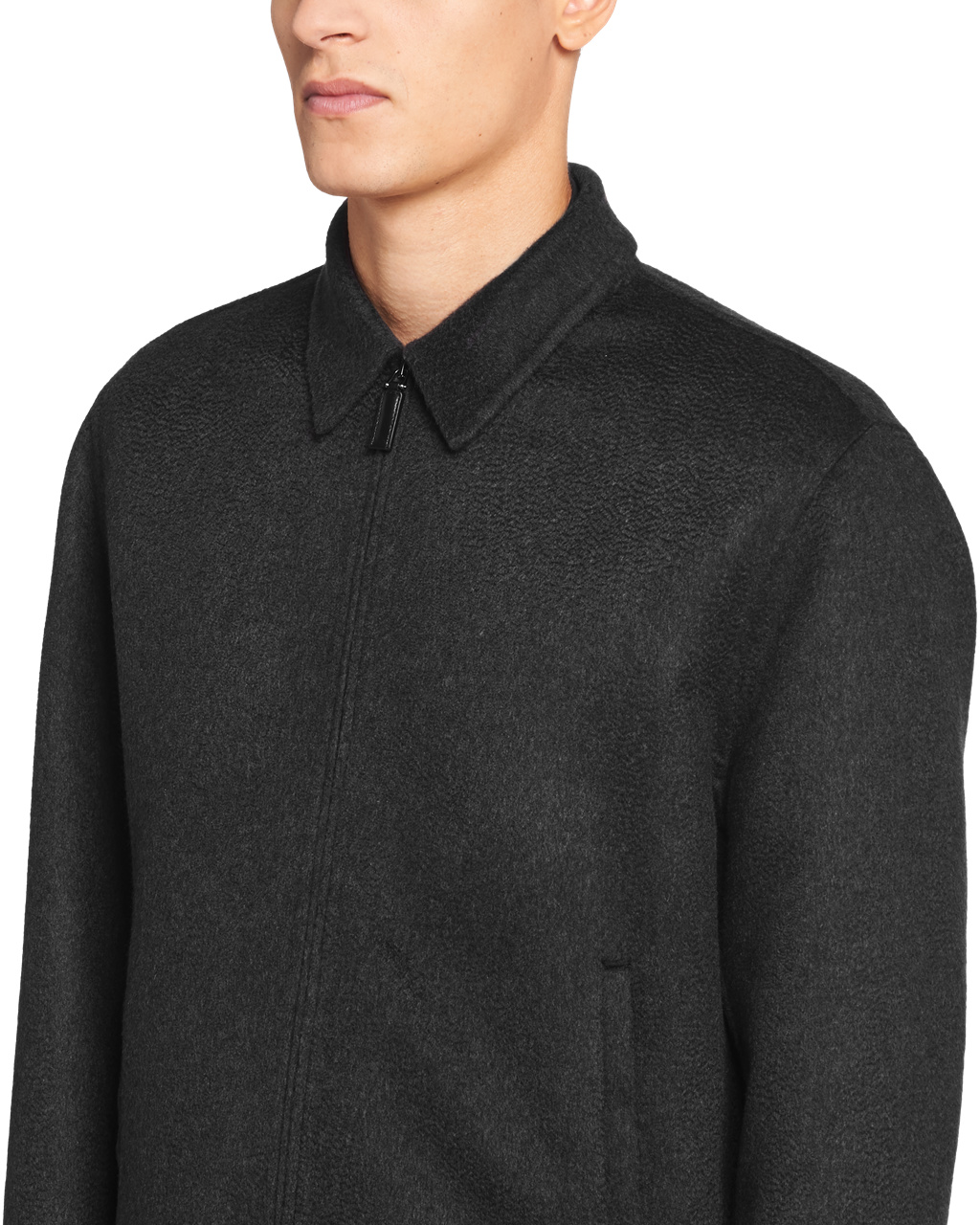 Prada Cashmere Blouson Jacket Svarte | 128-ANZDVY