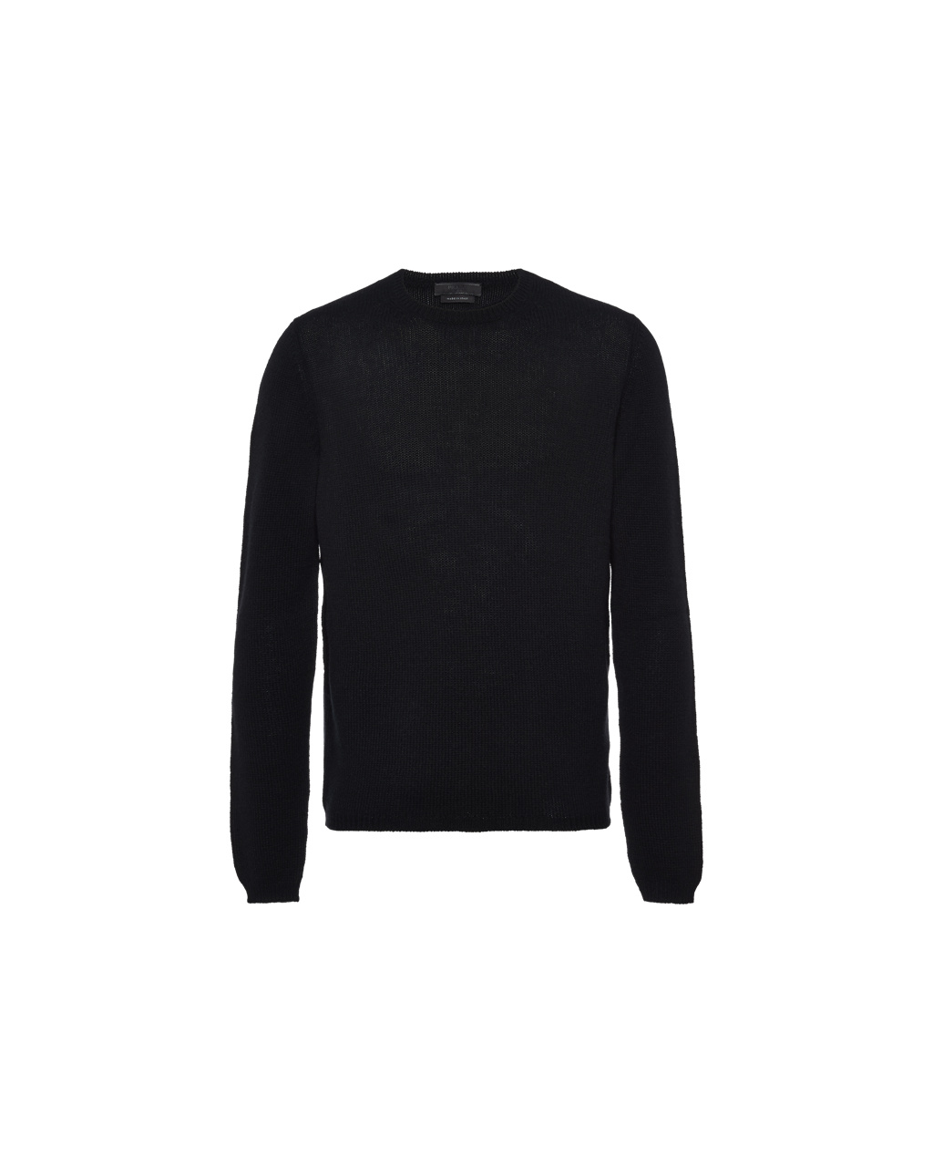 Prada Cashmere Crew-neck Genser Svarte | QCJBML935