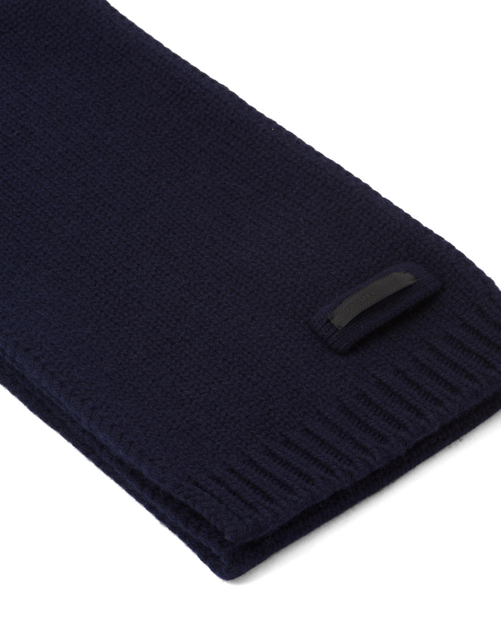 Prada Cashmere Scarf Marineblå | 698-MSCVKG