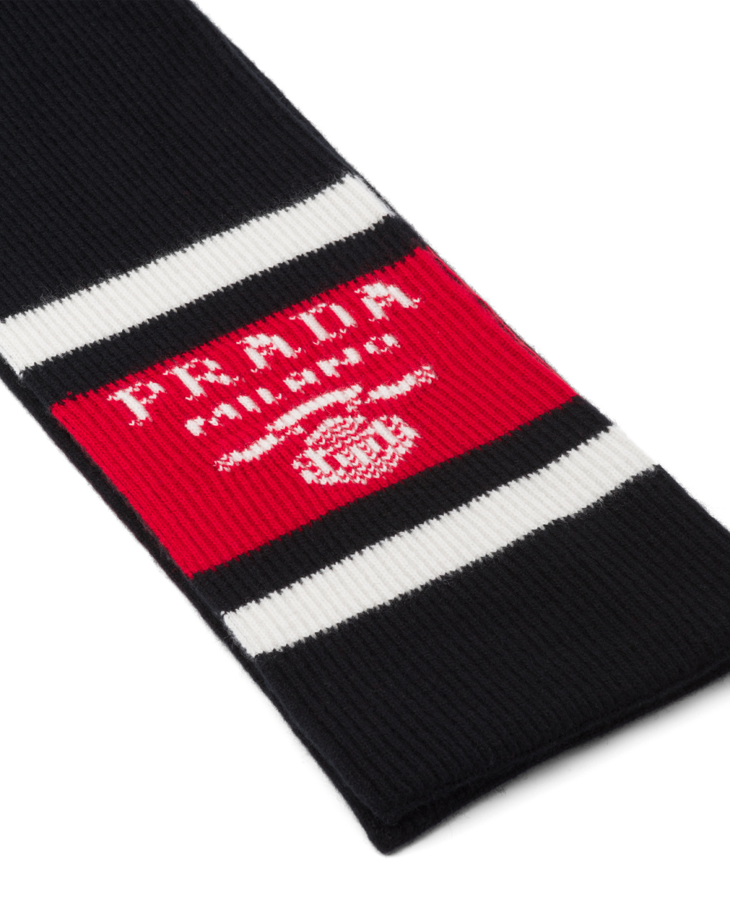 Prada Cashmere Scarf Svarte | 792-OCQLJZ