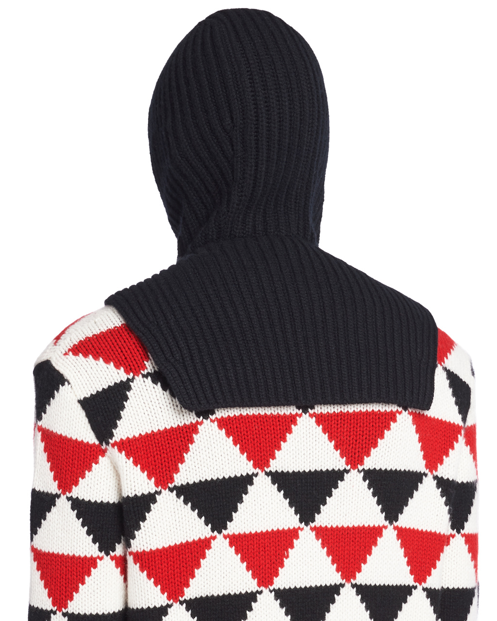 Prada Cashmere Ski Helmet Svarte | 801-MLVYEB