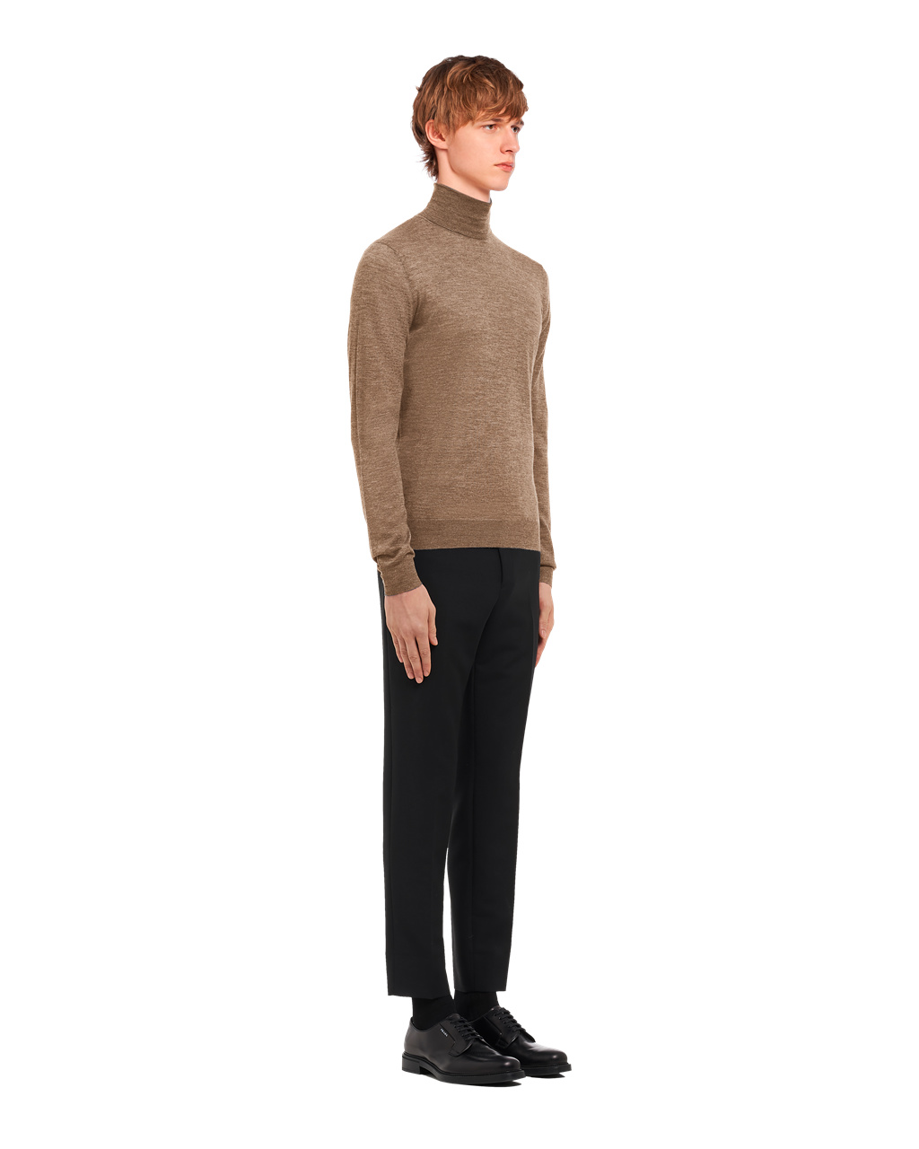 Prada Cashmere Turtleneck Brune | HDWAEN503