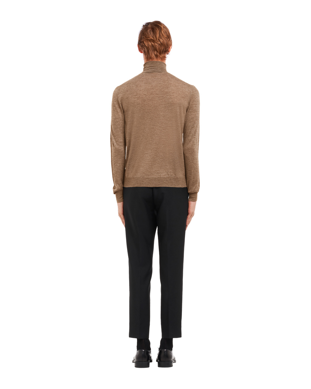 Prada Cashmere Turtleneck Brune | HDWAEN503