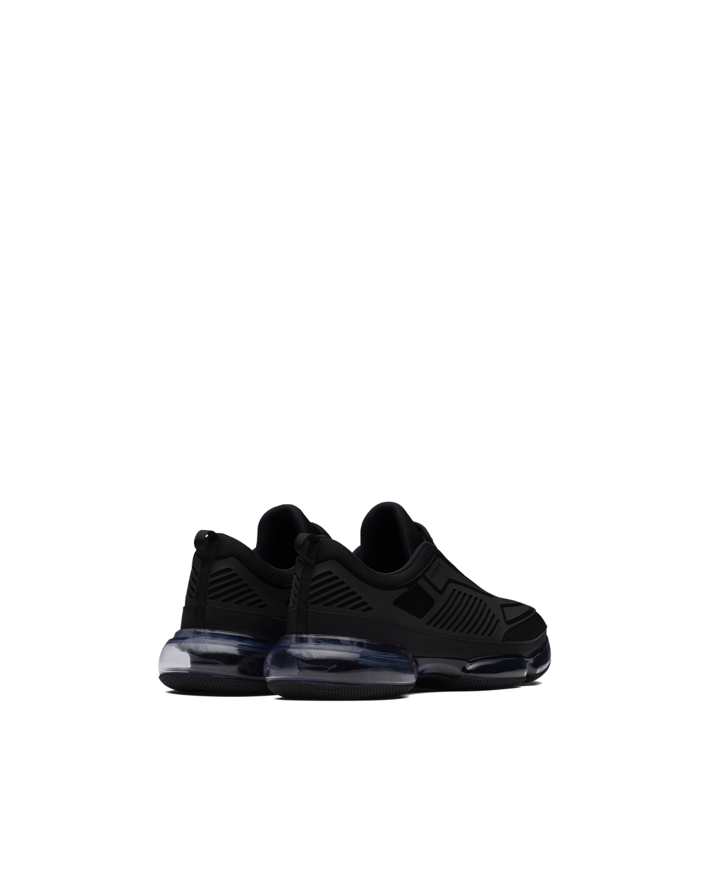 Prada Cloudbust Air Technical Fabric Sneakers Svarte | NKPRJL908