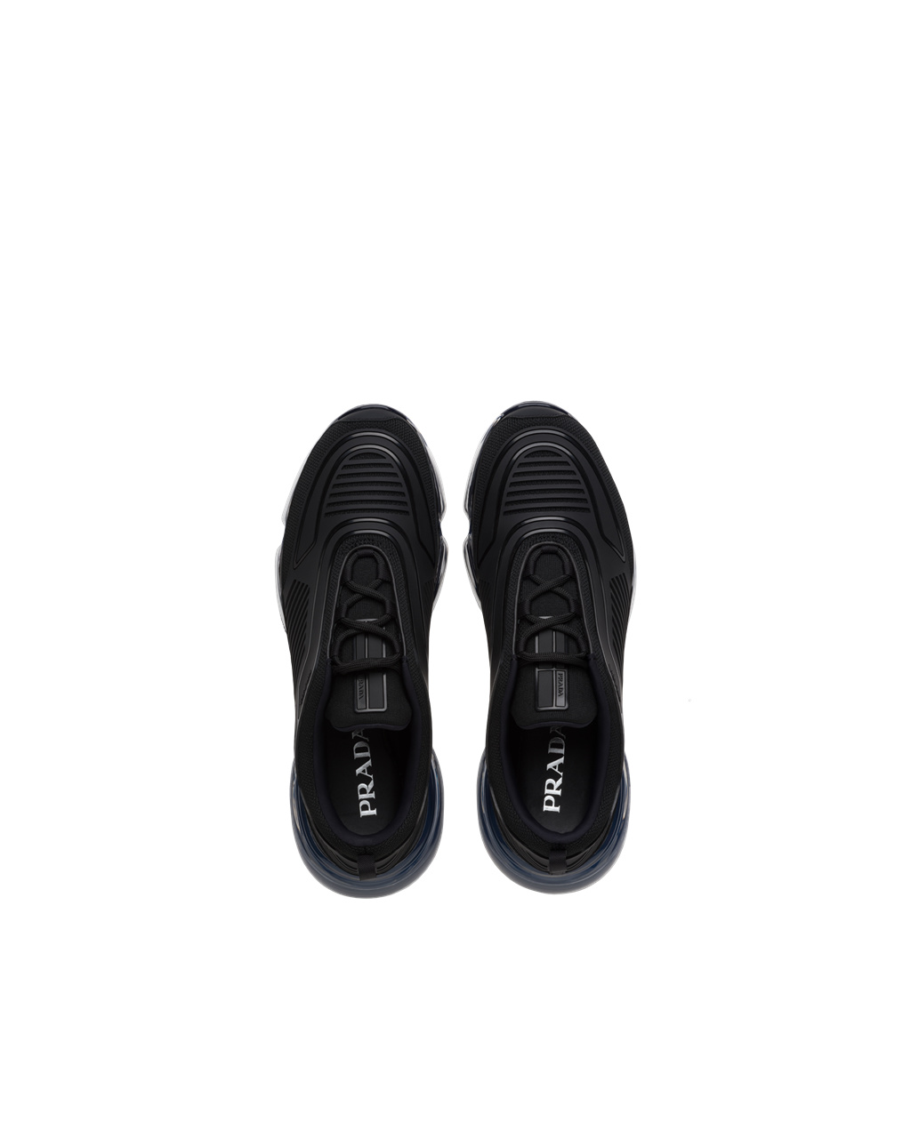 Prada Cloudbust Air Technical Fabric Sneakers Svarte | NKPRJL908