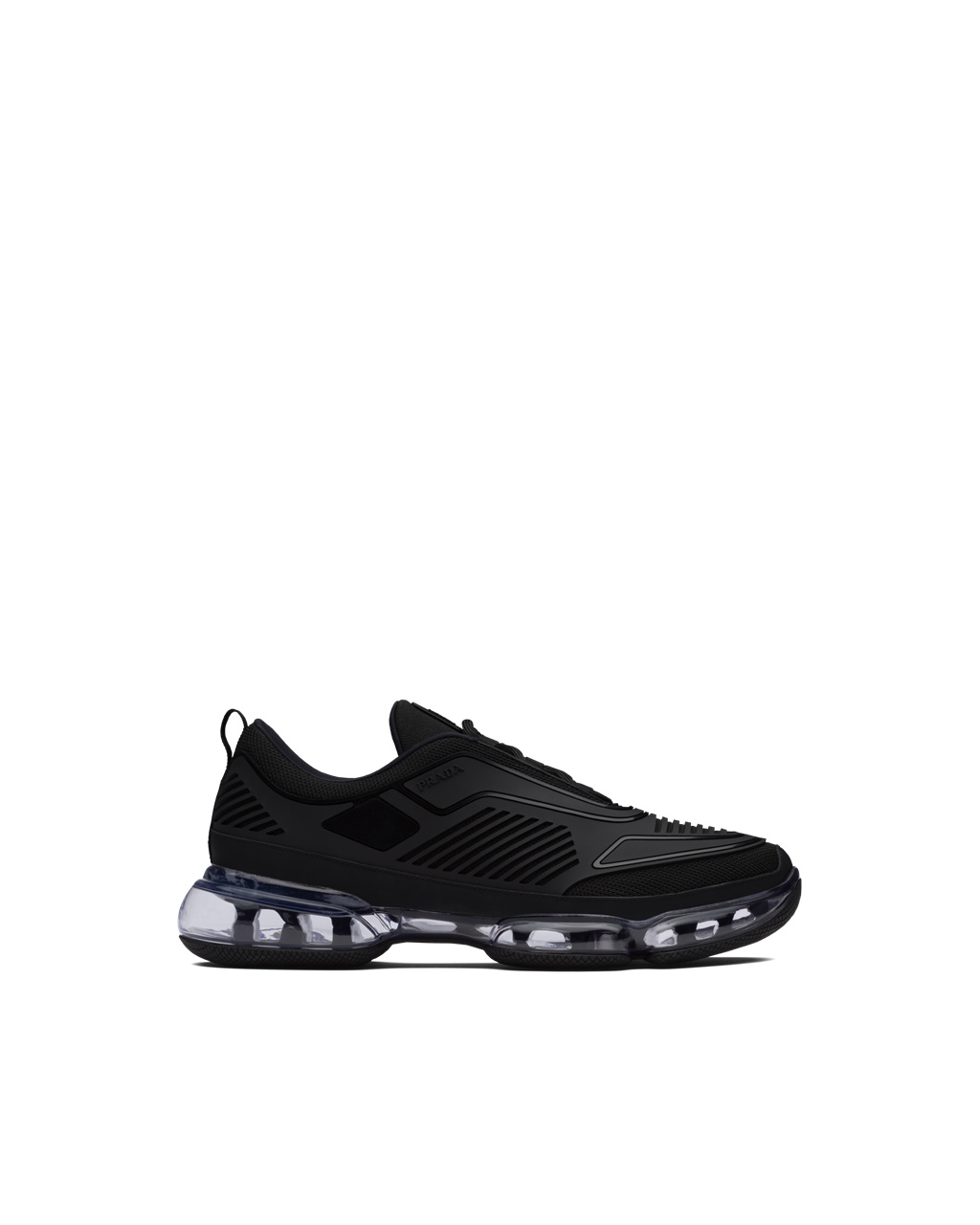 Prada Cloudbust Air Technical Fabric Sneakers Svarte | NKPRJL908