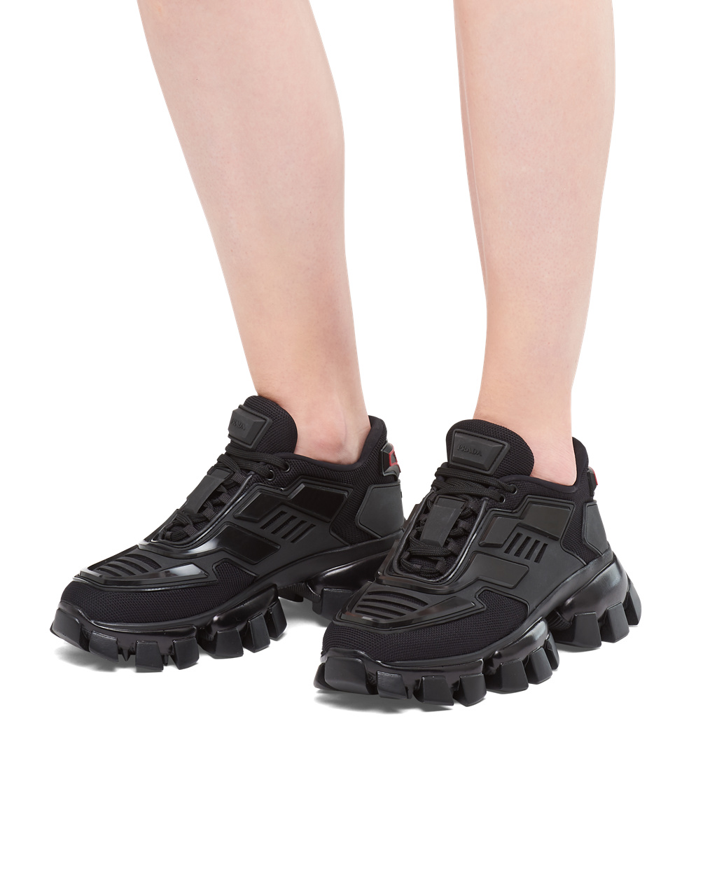 Prada Cloudbust Thunder Sneakers Svarte | MYUQNT194