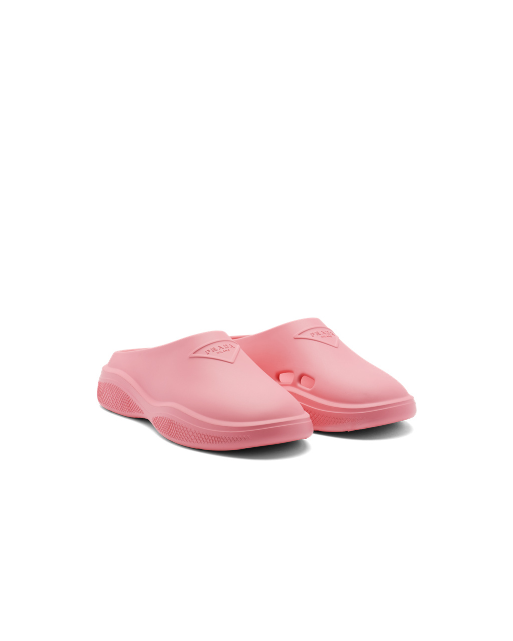 Prada Foam Rubber Mules Rosa | 368-SIUXYD