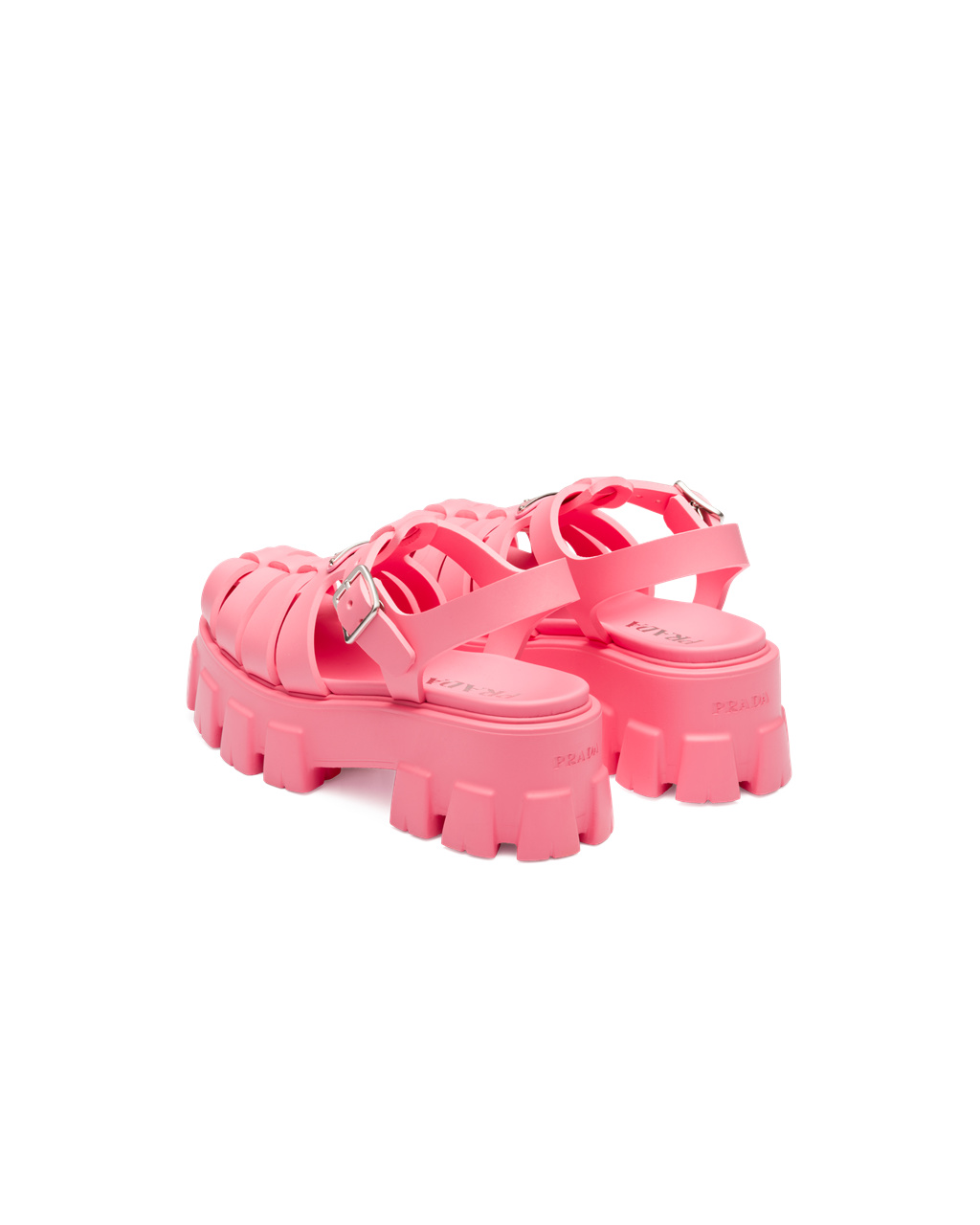 Prada Foam Rubber Sandals Rosa | 975-EWFLMV