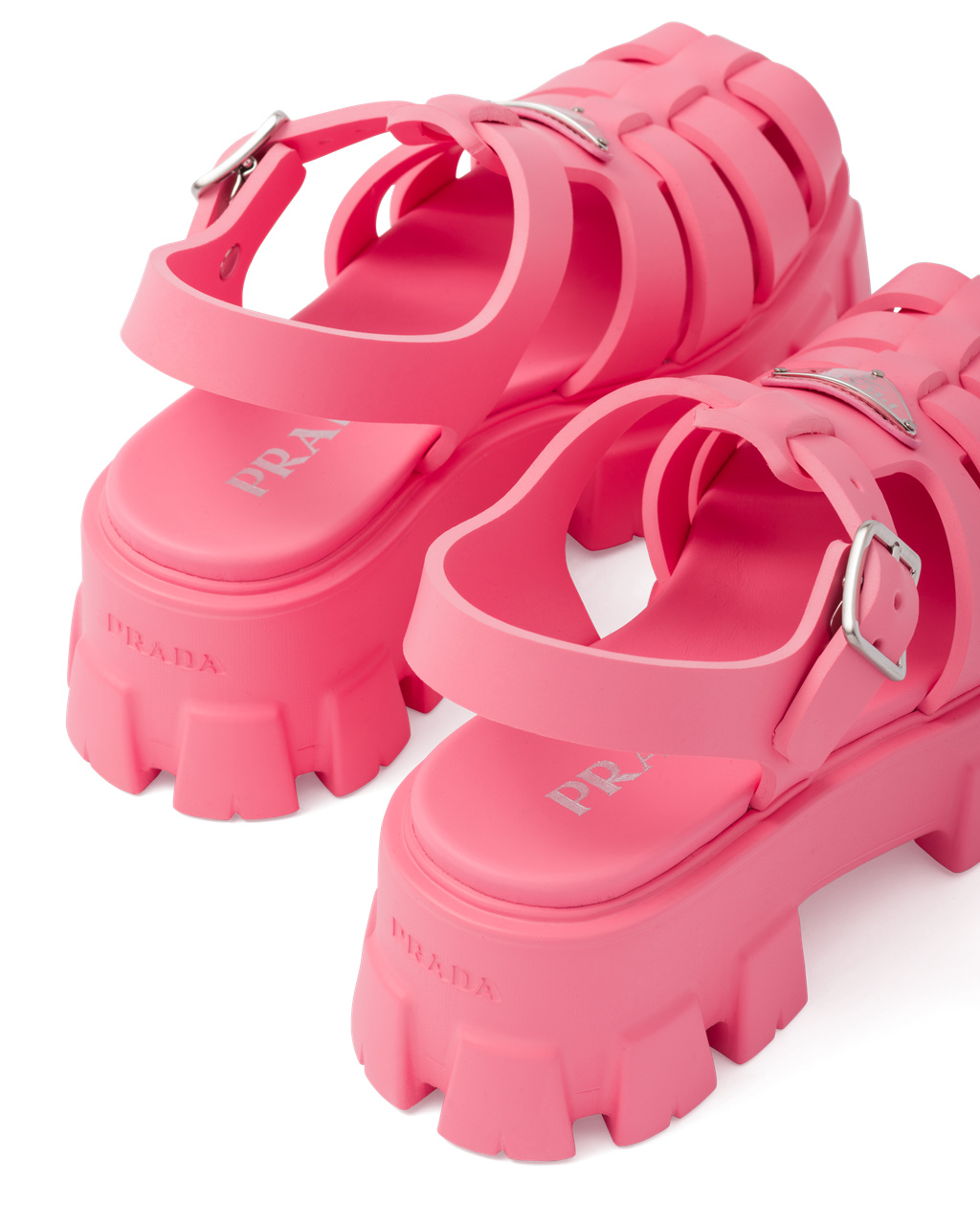 Prada Foam Rubber Sandals Rosa | 975-EWFLMV