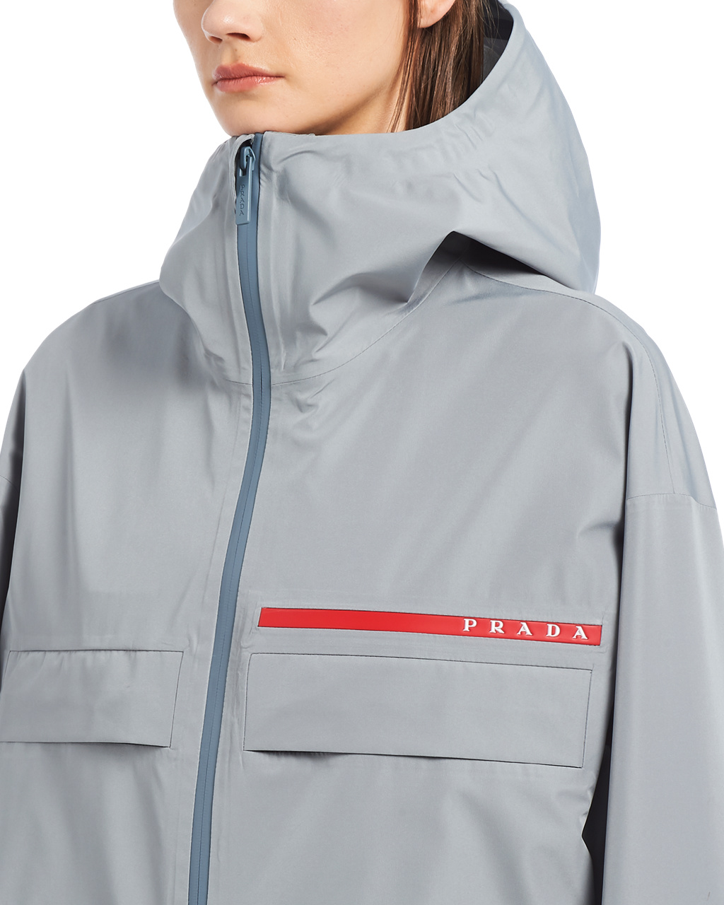 Prada Gore-tex Pro Jacket Aluminum | 728-JGEDCR