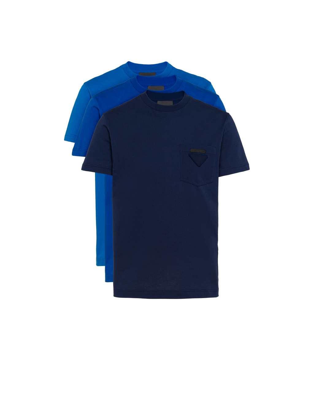 Prada Jersey T-shirt, Three-pack Kongeblå Blå Blå Lyse Blå | OZCQUK450