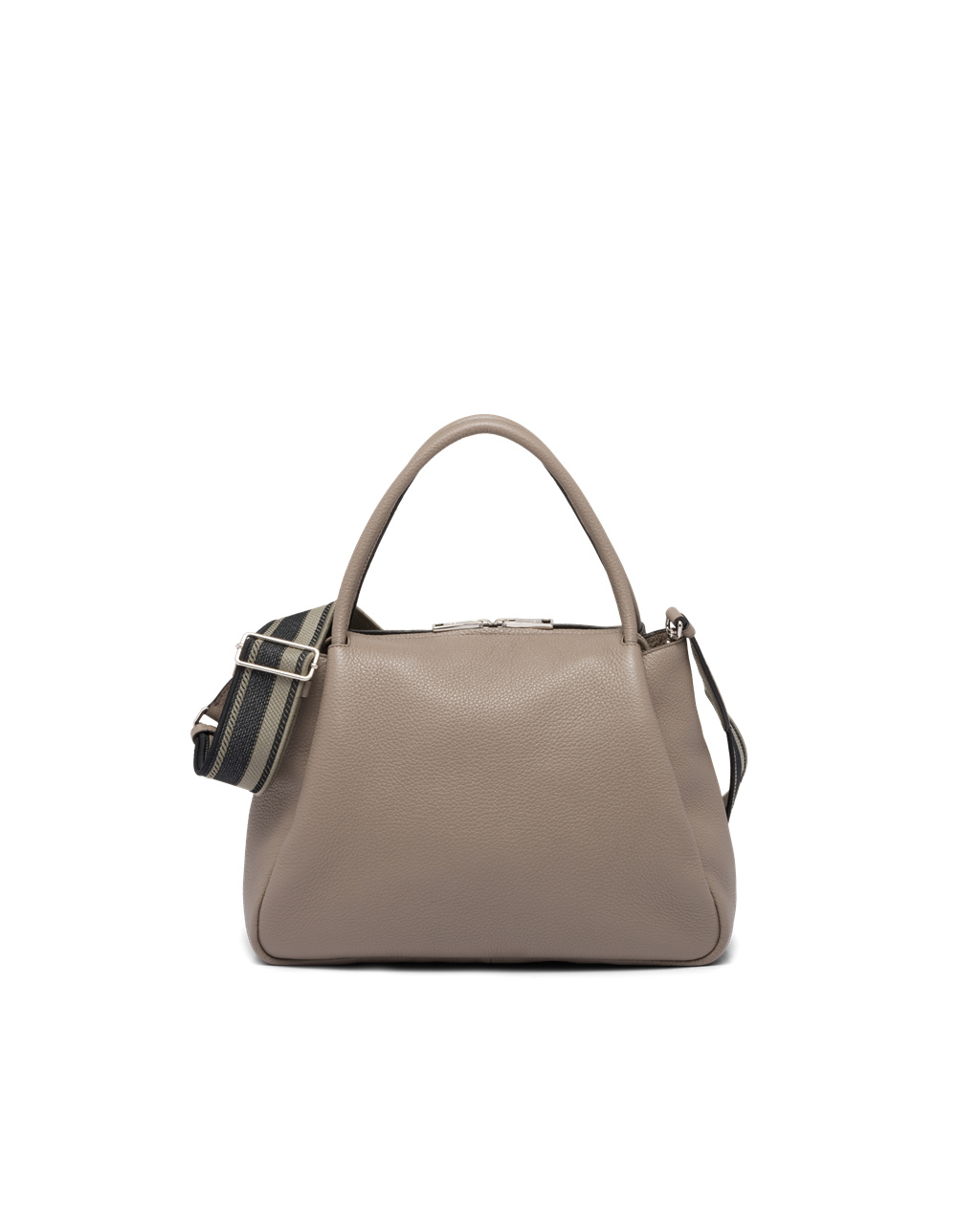 Prada Large Lær Handbag Clay Gray | 348-APETOJ