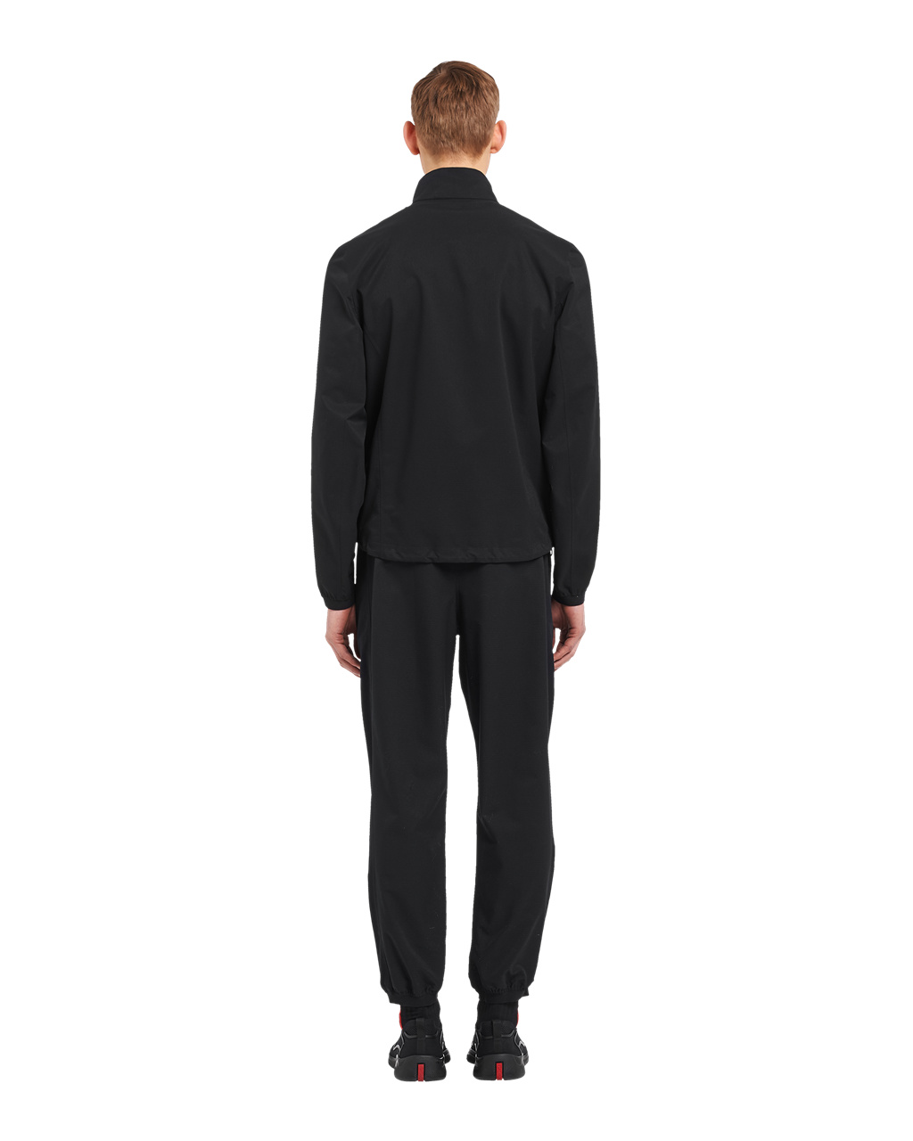 Prada Light Bi-stretch Jacket Svarte | 502-GVXZWH