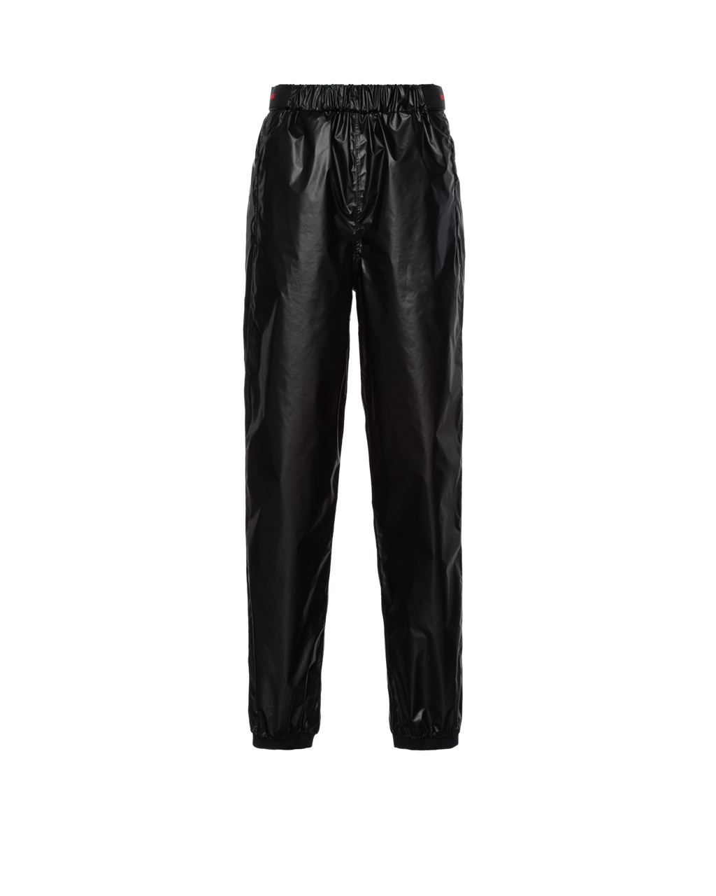 Prada Light Nylon Brede-leg Pants Svarte | 153-SNDWVR