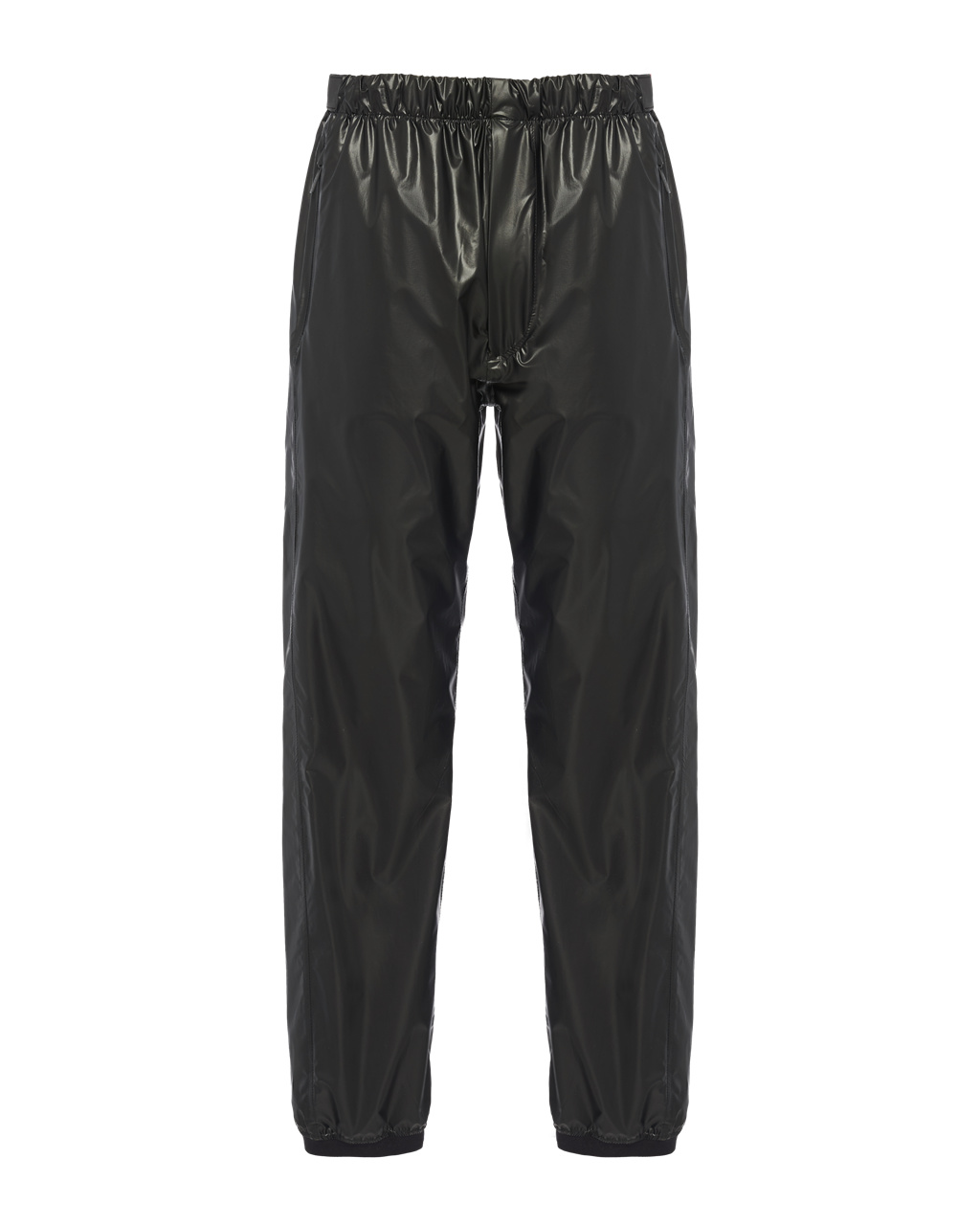 Prada Light Nylon Brede-leg Pants Svarte | 856-GYKJDO