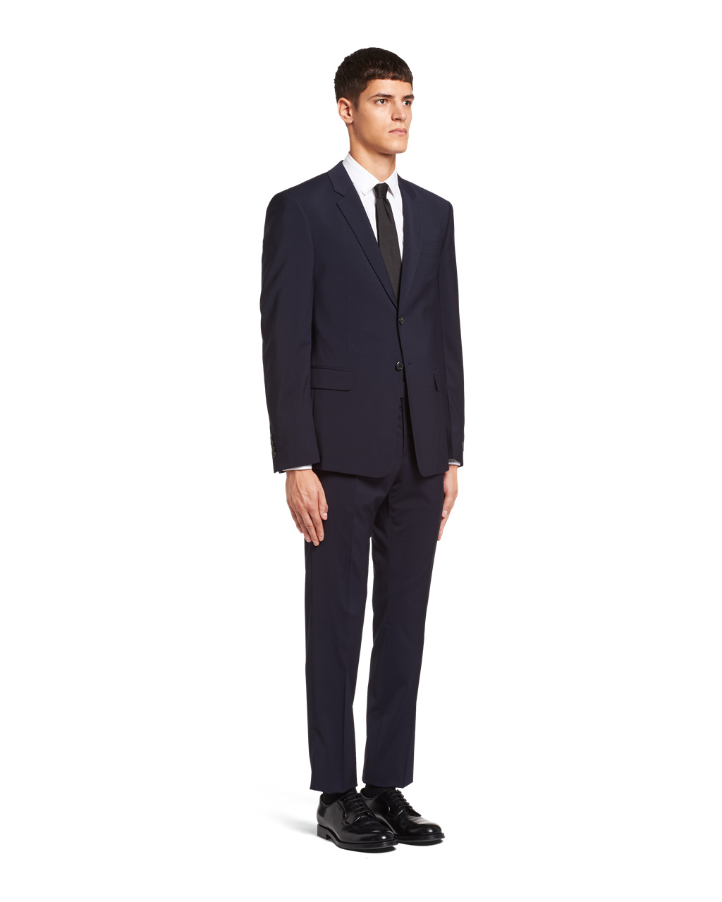 Prada Light Stretch Wool Suit Marineblå | PIYNXR017