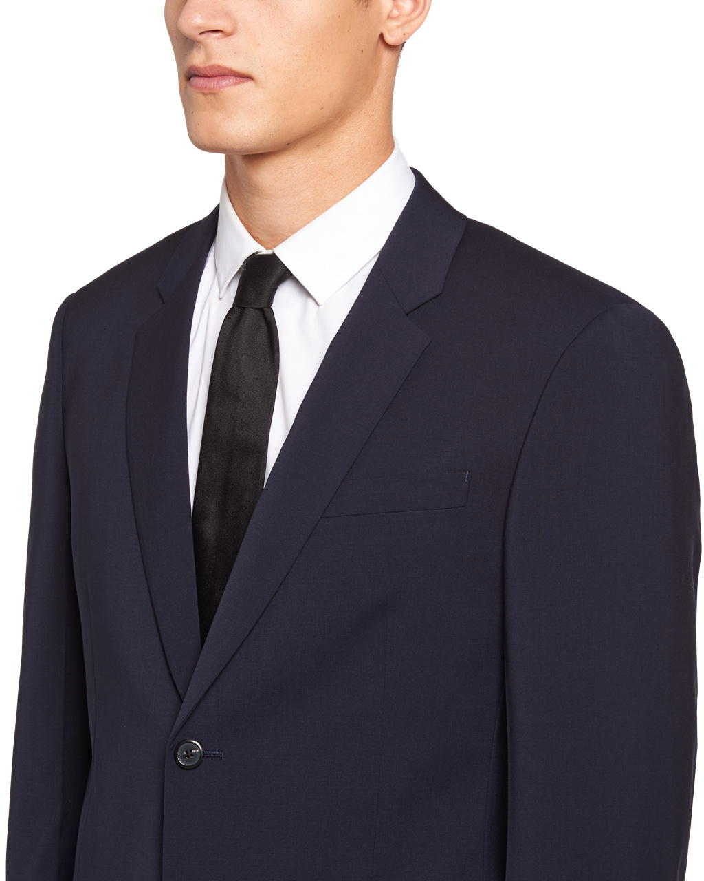 Prada Light Stretch Wool Suit Marineblå | PIYNXR017