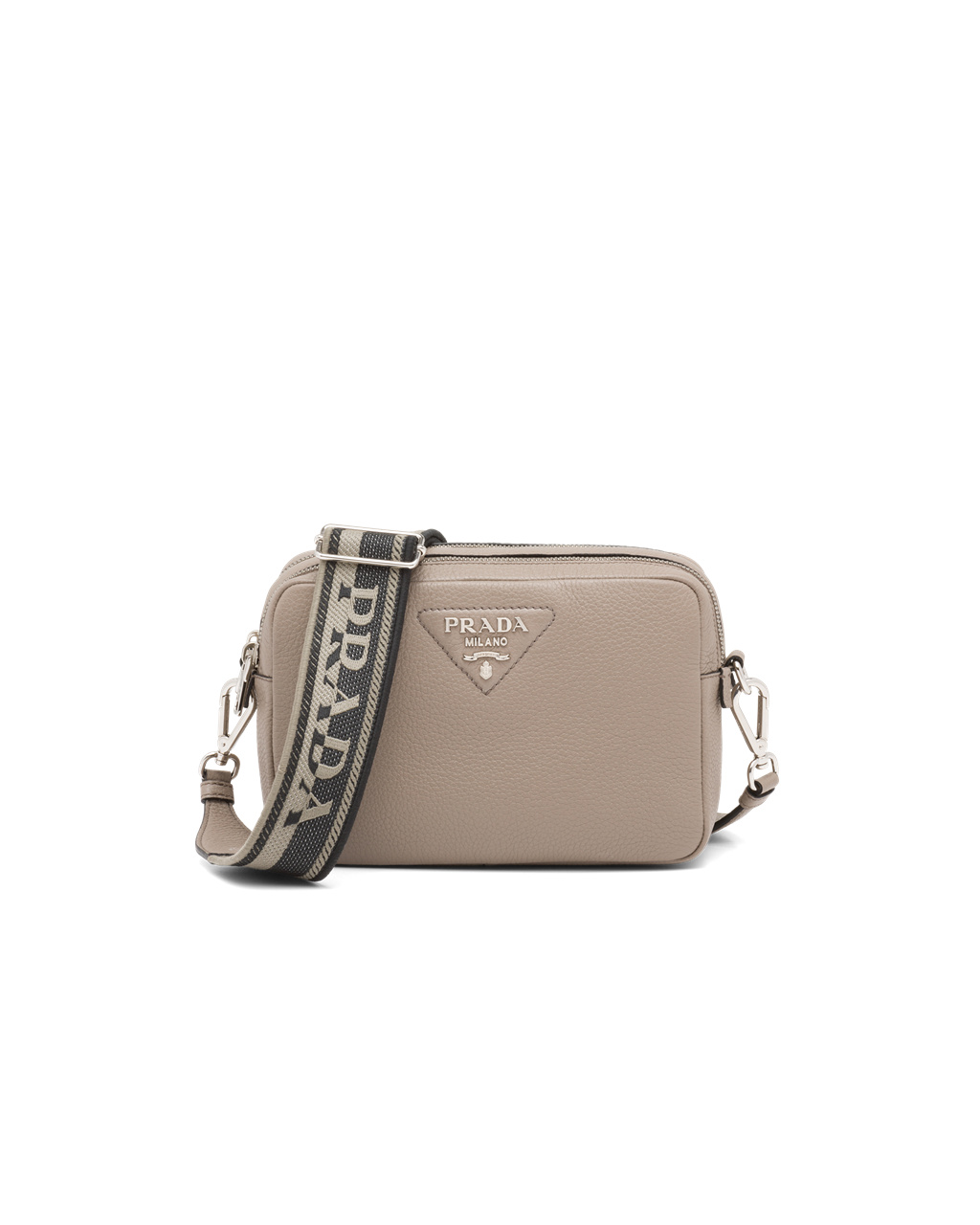 Prada Lær Bag With Shoulder Reima Clay Gray | 937-UPCVNG