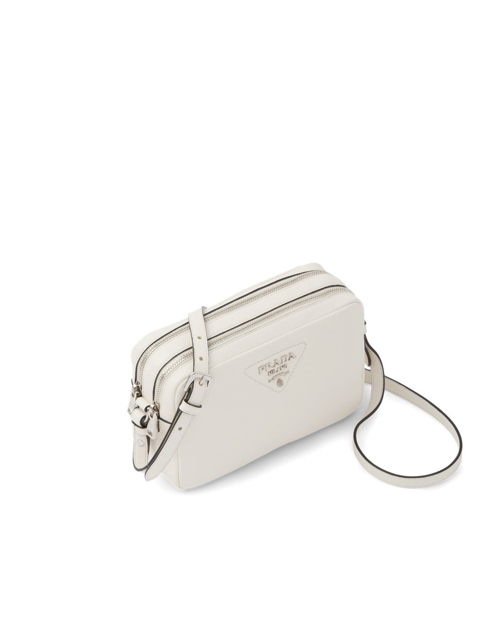 Prada Lær Bag With Shoulder Reima Hvite | 019-LBDANI