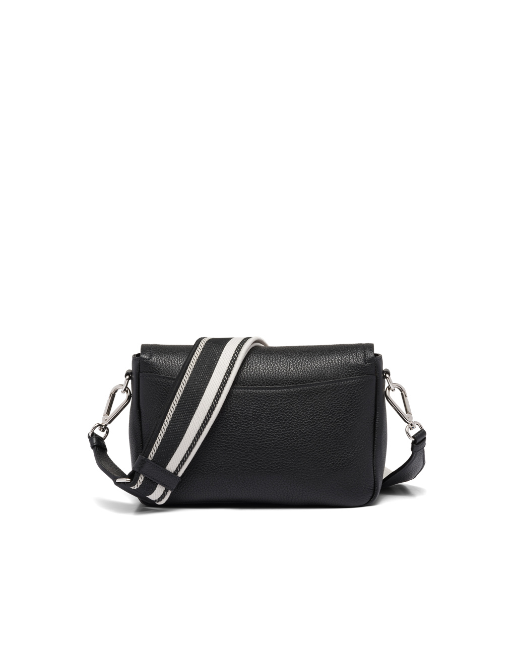 Prada Lær Shoulder Bag Svarte | 904-QMWBUA