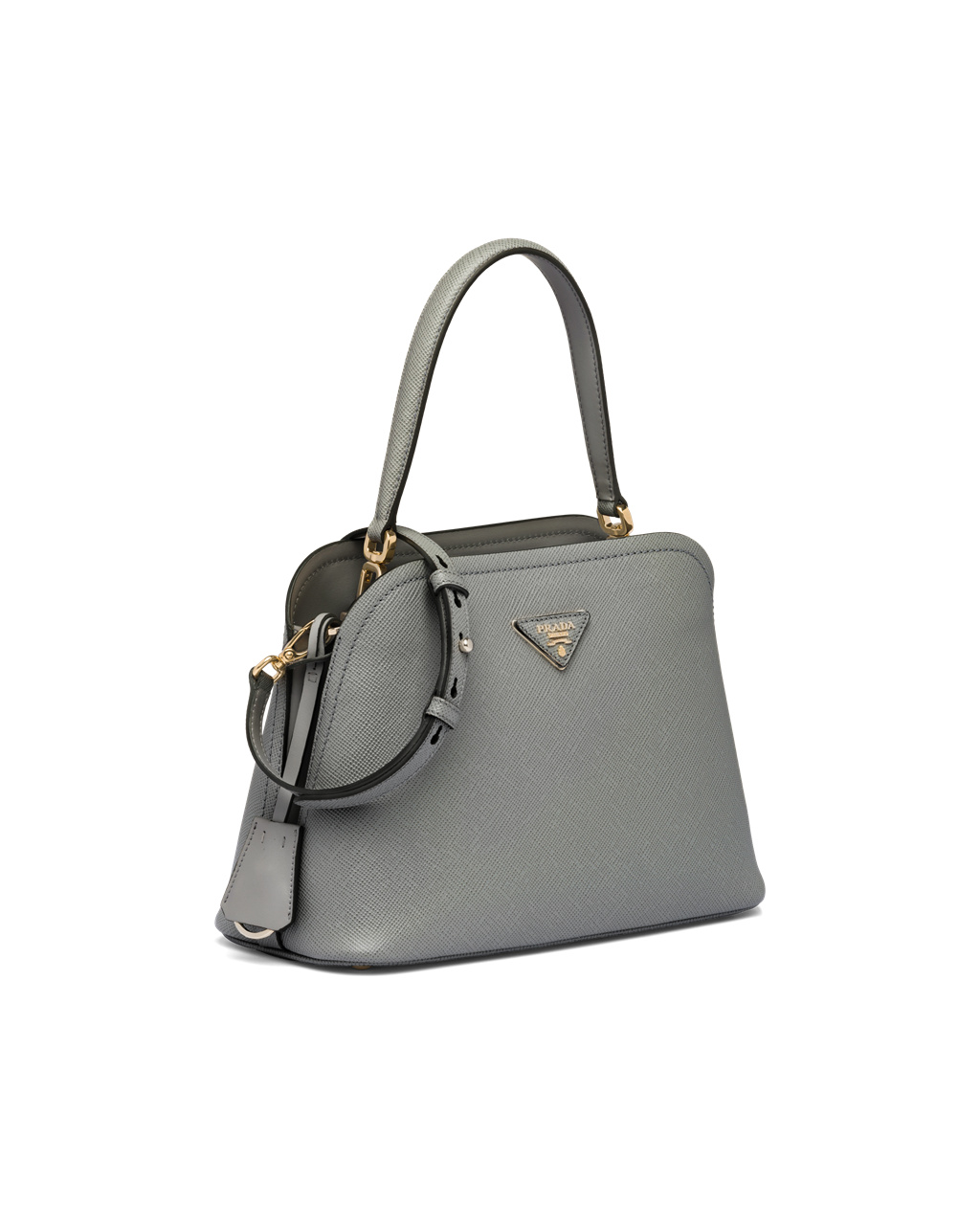 Prada Medium Saffiano Lær Prada Matinée Bag Slate Gray | VKSLCP124