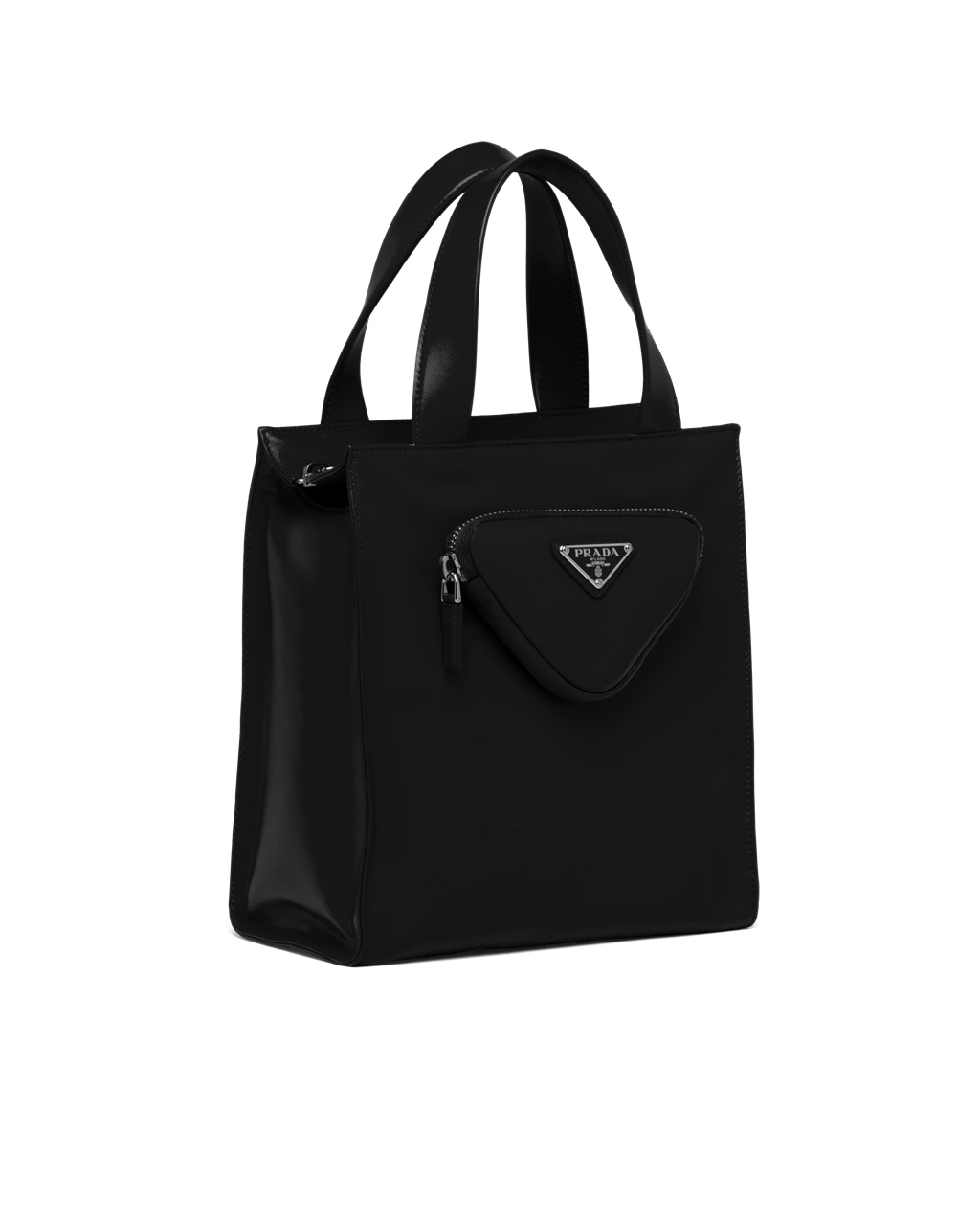 Prada Nappa Lær Tote Bag Svarte | ZWINFX076