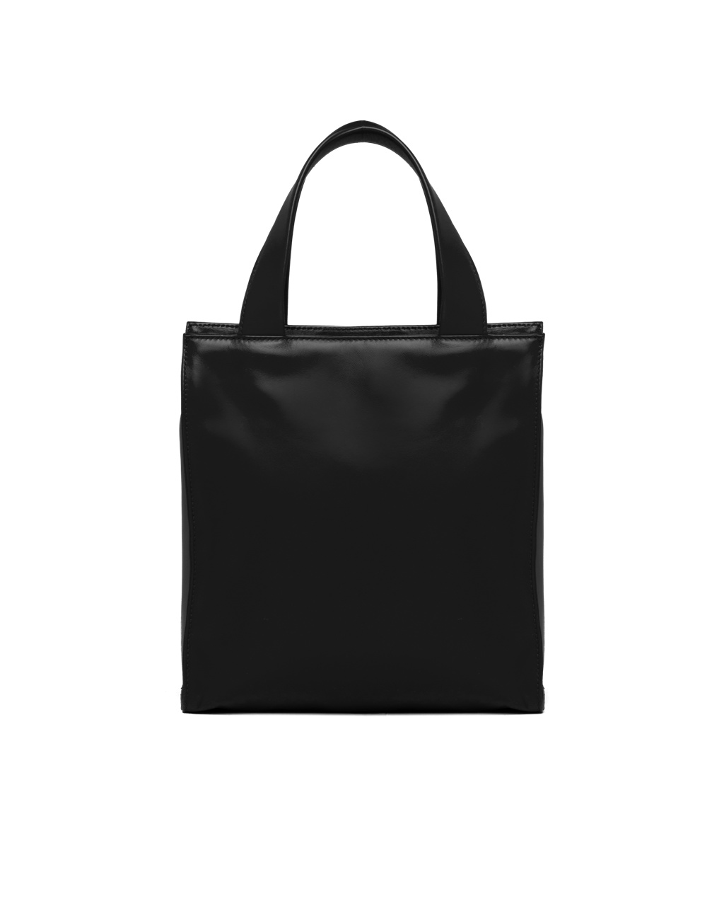 Prada Nappa Lær Tote Bag Svarte | ZWINFX076