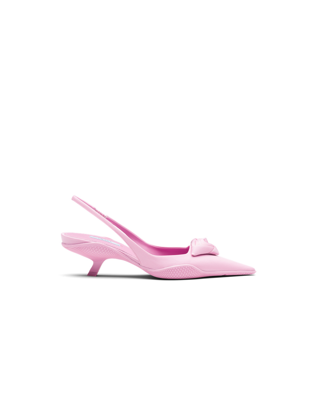 Prada Nylon Gabardine Slingback Pumps Primula | 763-XZLCRT