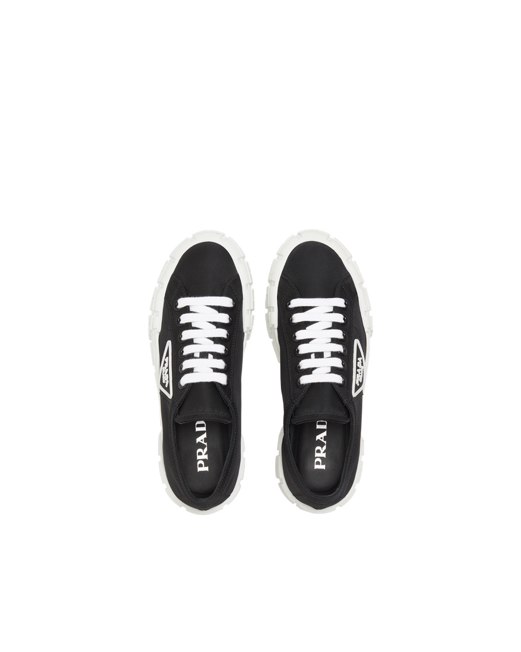 Prada Nylon Gabardine Sneakers Svarte | RLOBYS057