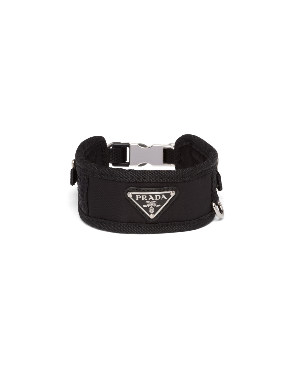 Prada Nylon Pet Collar Svarte | 368-QYBTWC