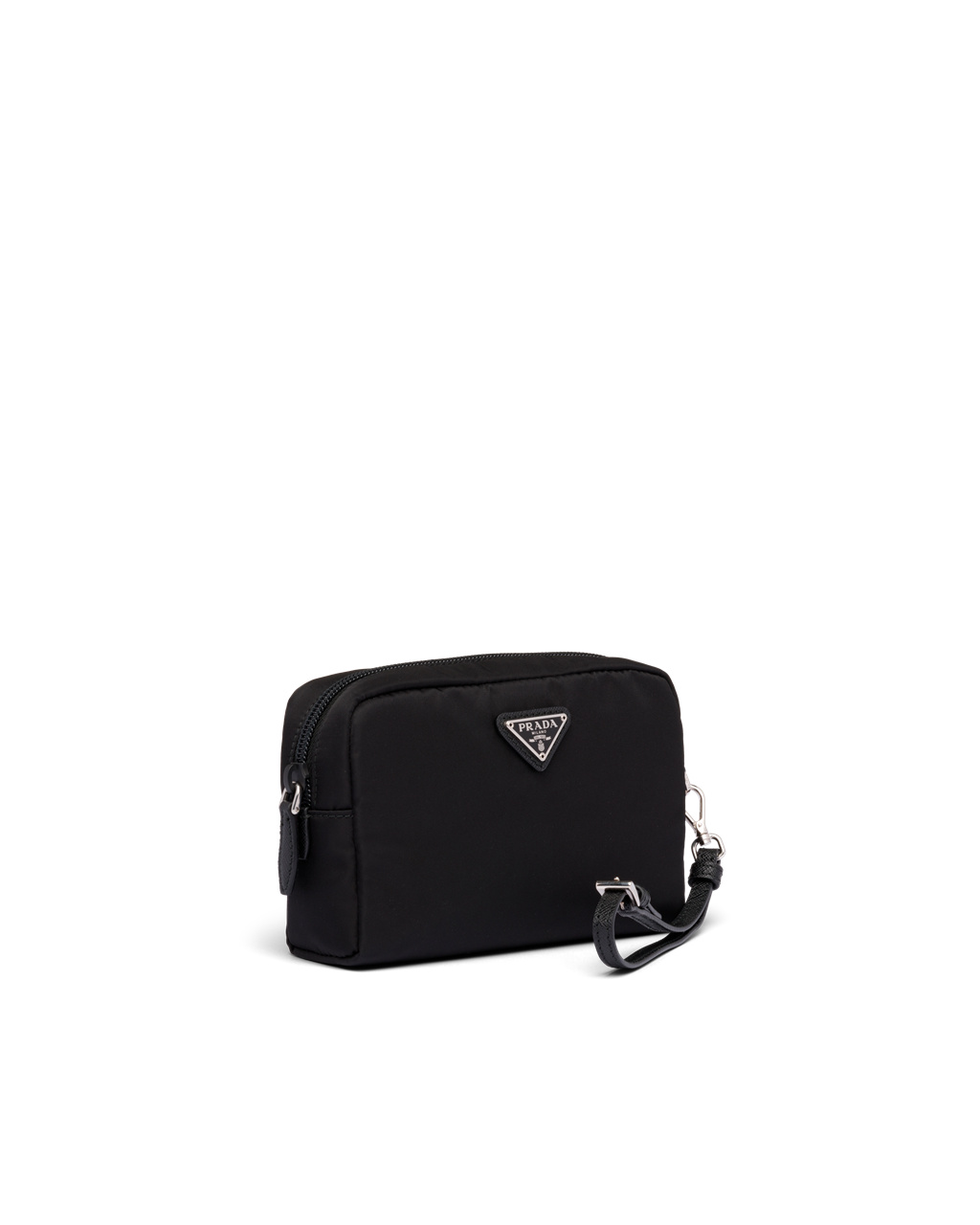 Prada Nylon Pouch Svarte Rød | 417-DOPBLY