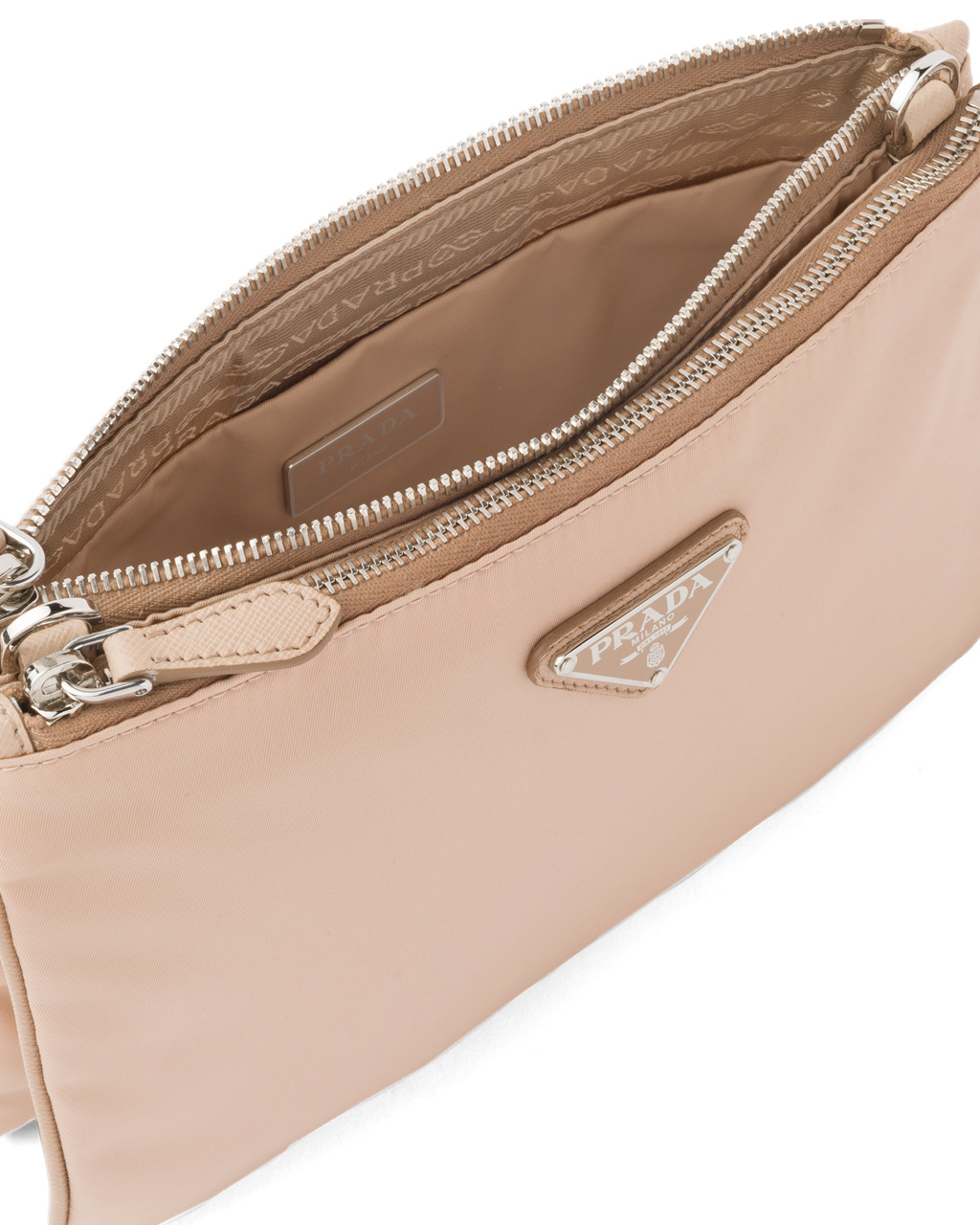 Prada Nylon Re-edition 2000 Shoulder Bag Beige | 210-SVWELU