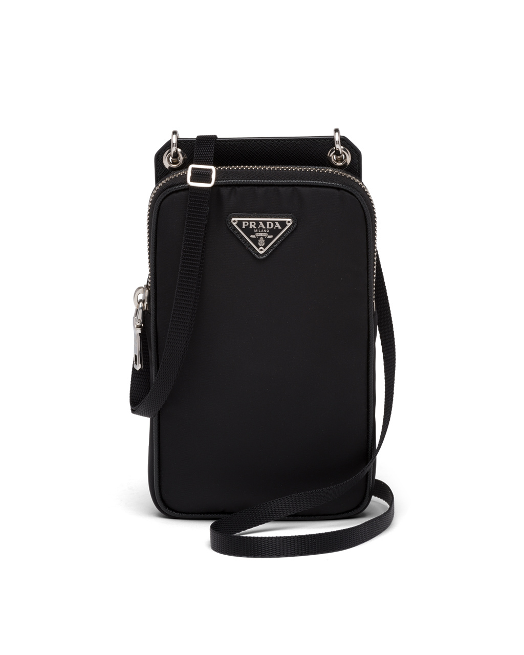 Prada Nylon Smartphone Case Svarte | 428-JAEDRU