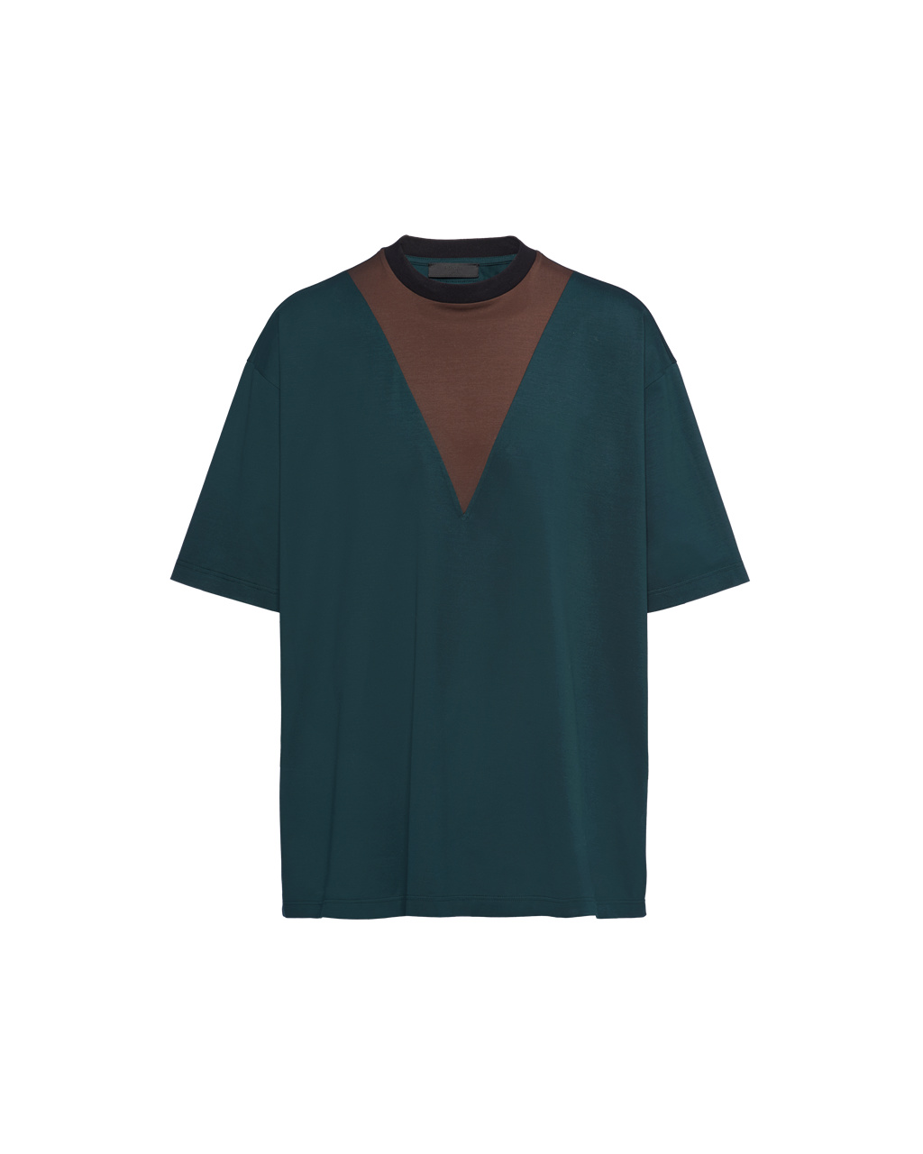 Prada Oversized Bomull T-shirt Grønn | BQVHWM793