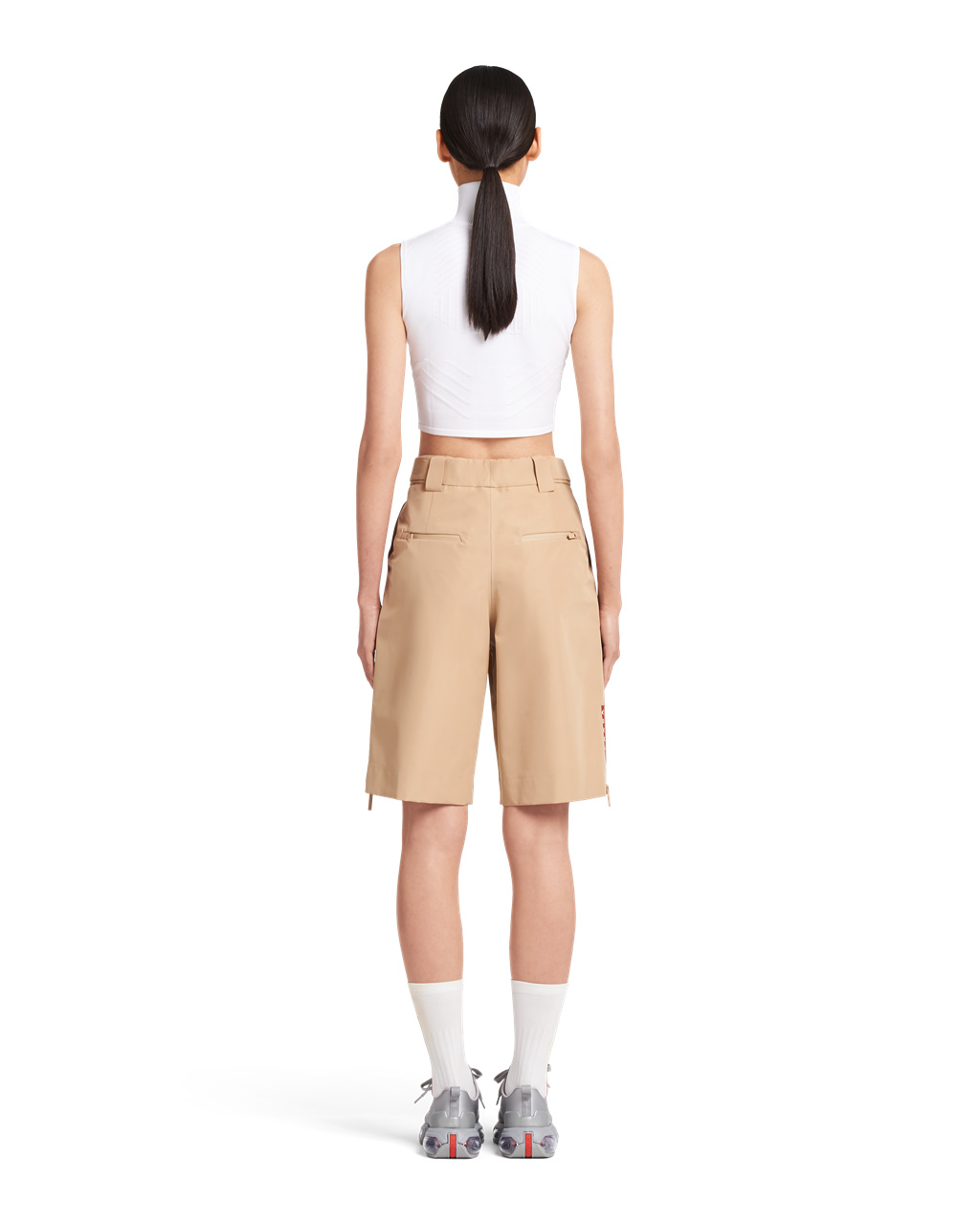 Prada Oversized Technical Fabric Bermudas Cord | 710-OVTKWX