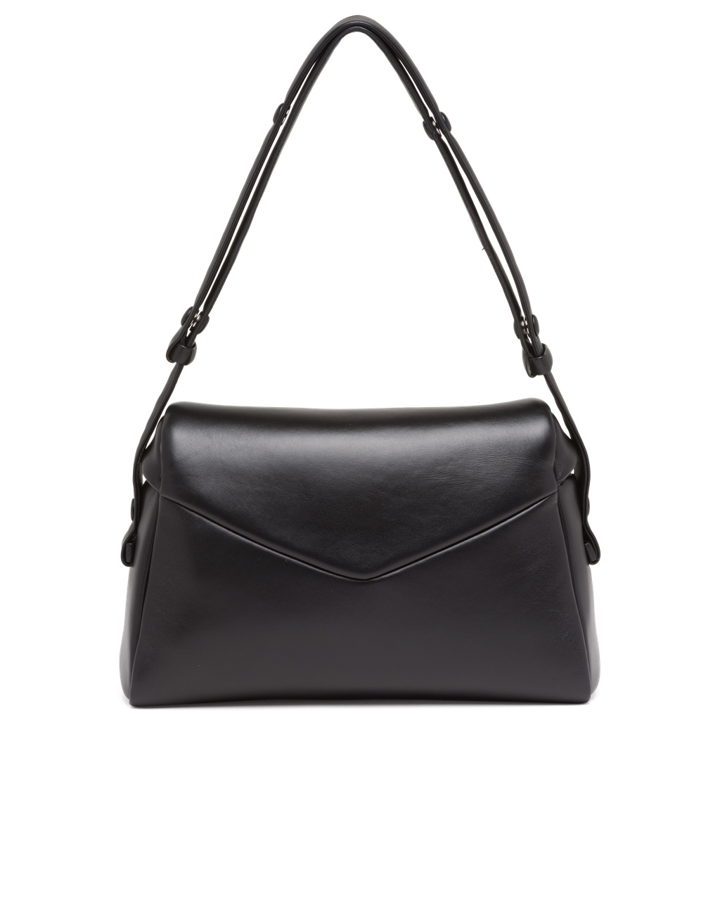 Prada Padded Nappa Lær Prada Signaux Bag Svarte | 958-YEXBAF