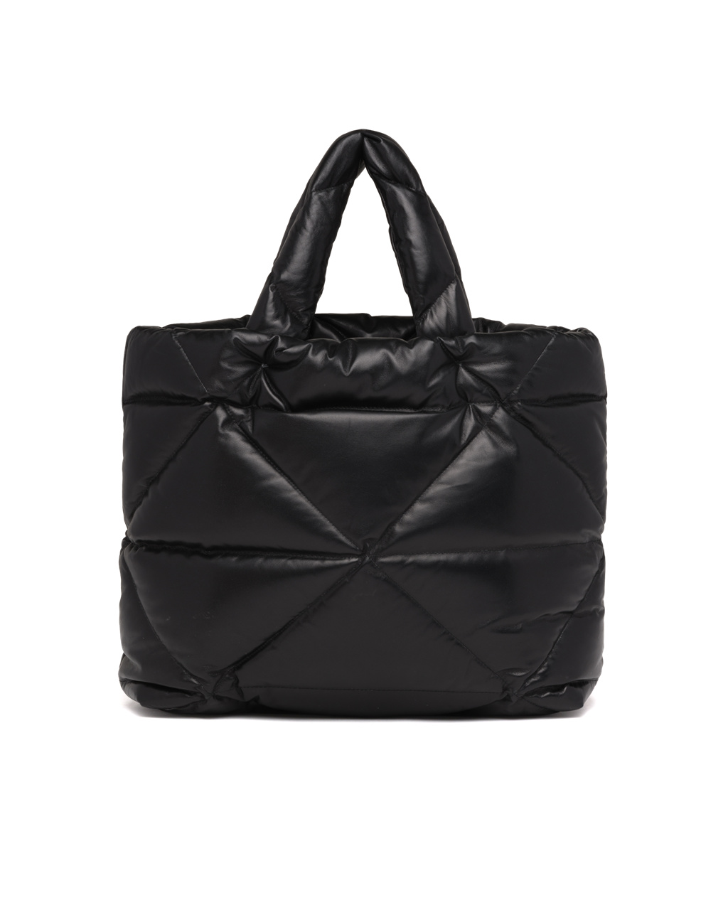 Prada Padded Nappa Tote Bag Svarte | RGZDXM351