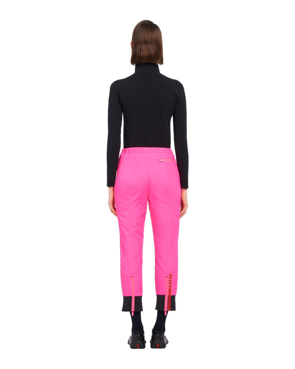 Prada Padded Technical Fabric Pants Rosa | 470-OLYKVR