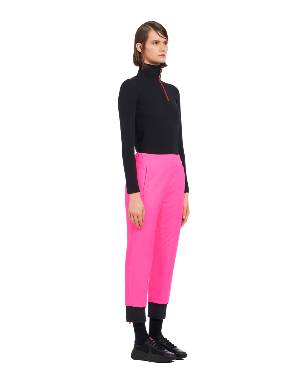 Prada Padded Technical Fabric Pants Rosa | 470-OLYKVR