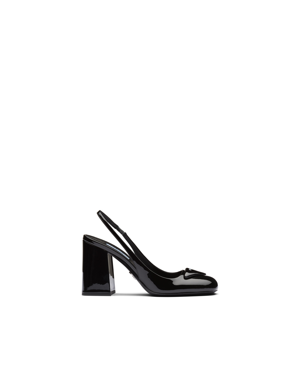 Prada Patent Lær Sling-back Pumps Svarte | 341-UGOWFC