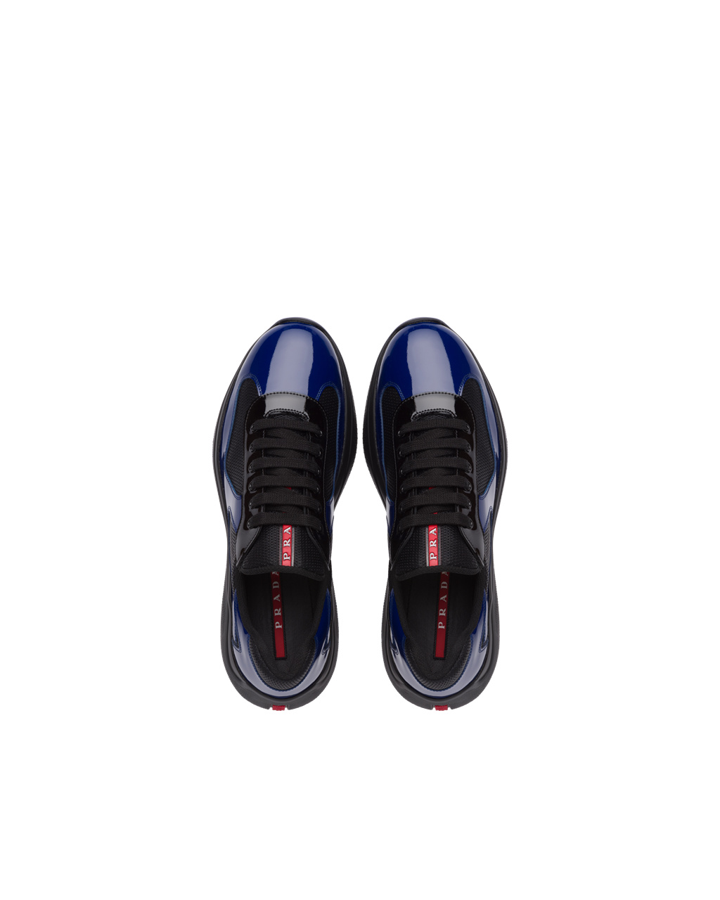 Prada Prada America's Cup Sneakers Blå Svarte | OCENGW679