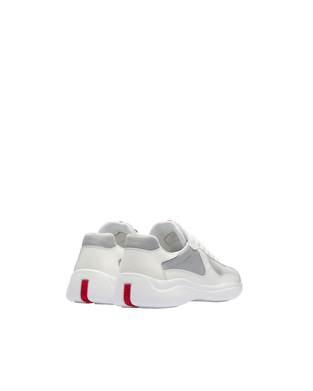 Prada Prada America's Cup Sneakers Hvite Sølv | LGMOUI792