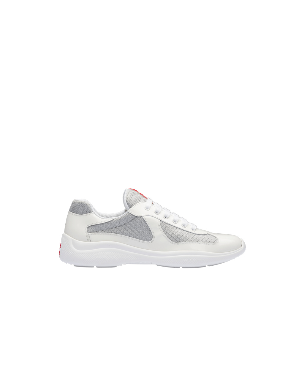 Prada Prada America\'s Cup Sneakers Hvite Sølv | LGMOUI792