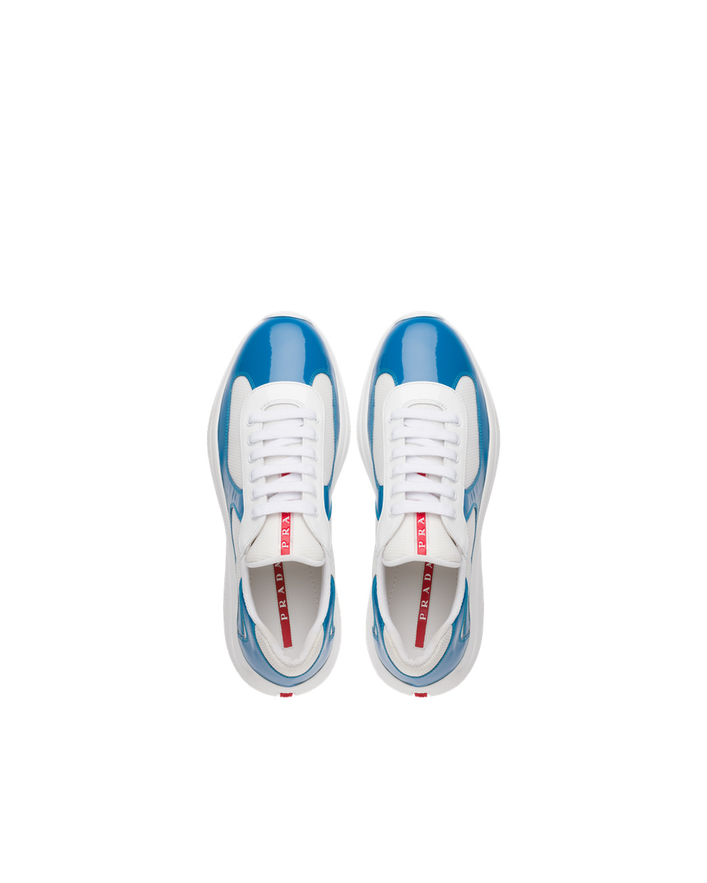 Prada Prada America's Cup Sneakers Lyse Blå Hvite | EPMRCU792