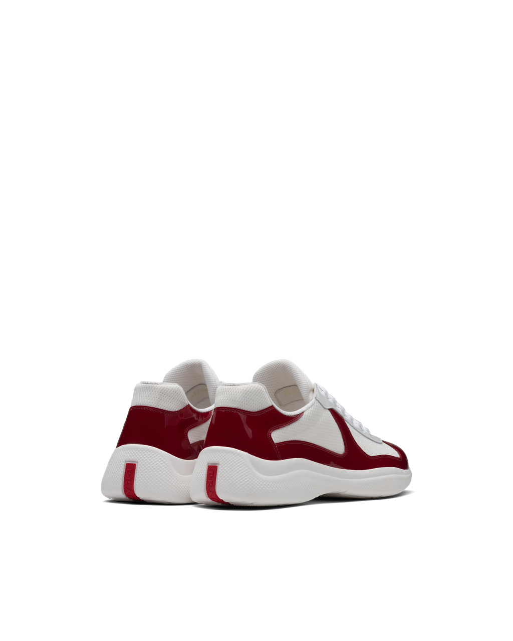 Prada Prada America's Cup Sneakers Rød Hvite | GLHACS489